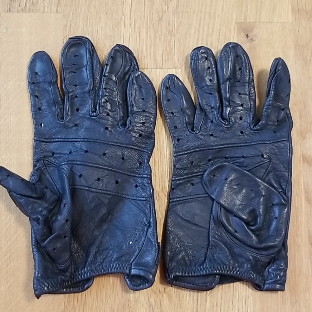 Mens leather gloves large tight fit